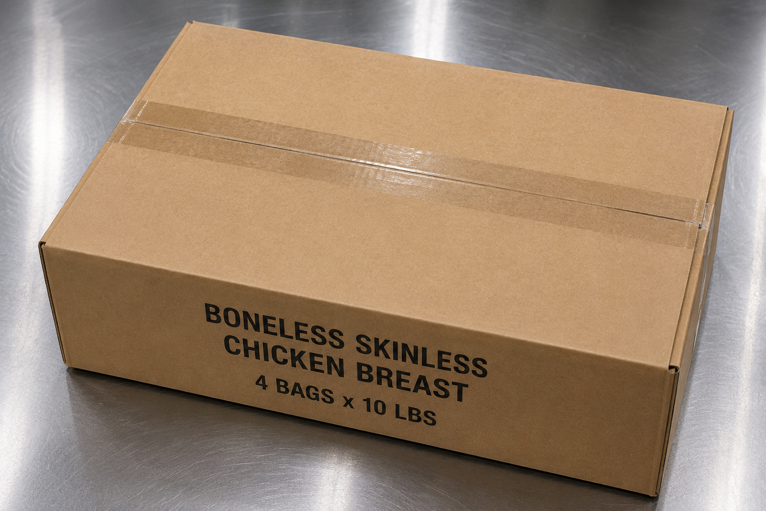 Boneless Skinless Chicken Breast — 40 lb Case